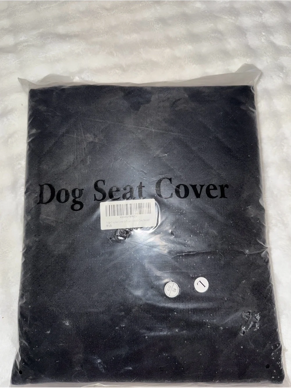 Black Dog Seat Cover - Universal Pet Car Protector